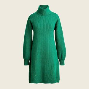 J. Crew wool and cashmere turtleneck sweater dress